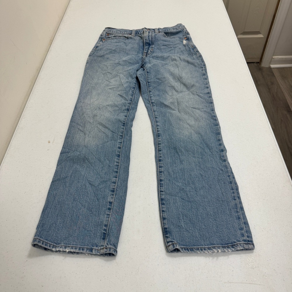 JCrew Slim Boyfriend Jeans Light Wash‎ Denim Mid Rise Womens Size 25